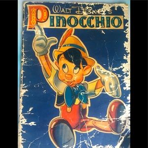 WALT DSNEY’S VINTAGE 1939 PINOCCHIO STORYBOOK